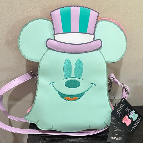 Loungefly Handbags - Loungefly Disney Pastel Mickey and Minnie Ghost crossbody Bag